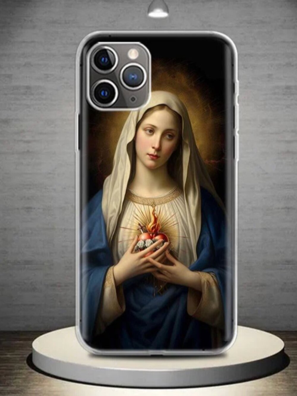 BRAND NEW SEALED Blessed Our Lady Phone Case: Spiritual Elegance for Your Device